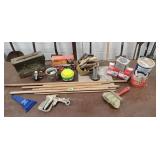 Metal Ammo Box, Assorted other Items