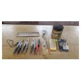 Snips, Masonry Bits, Other Tools