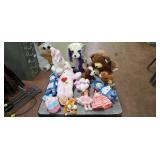 Variety of Stuffed Animals & Crochet Dolls