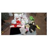 Assorted Plush Animals & Dolls