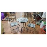 Mosaic Paito Table & Chairs