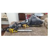 Pair of McCulloch Chain Saws
