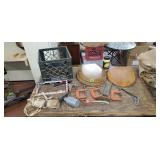 Milk Crate, Toilet Seat, Clamps, Lic Plate Frame