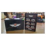 100th Ann. Harley Davidson Collectibles in Case