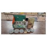 Camp Stove, Grinding Wheels, Twine