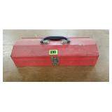 Red Tool Box with  Misc Tools