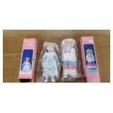2 Porcelain Dolls