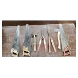 Saws, Hammer, Axe, Shears