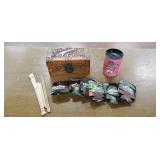 Sturgis Coin Bank, Engraved Box, Coozies, Chopstik