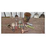 Metal Pail & Garden Tools