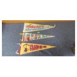 3 Souvenir Pennants: Opryland,