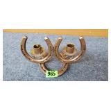 Horseshoe Candle Holder Centerpiece