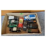 Lot of 10 Vintage Toy Cars/Coin Bank