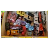 Assorted Toy Cars in Various Condition