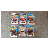 6 Vintage Hot Wheels Vehicles