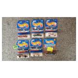 6 Hot Wheels Cars