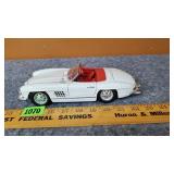 White Mercedes Benz Model Car