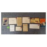 Vintage Leters, Bills, Photo Items, Brochures