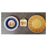 1973 Calendar Platter & Other Decorative Plates