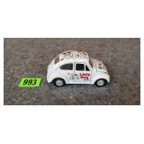 Little Dog VW Beetle Toy Car