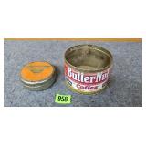 McConnon Carbo Septic Salve & Butter-Nut Tins