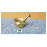 Brass Mortar & Pestle
