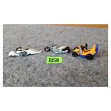 Lot of 3 Toy Cycle Vehicles