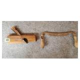 Vintage Planer & Draw Knife