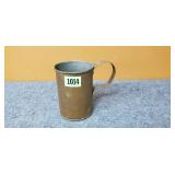 Tin Cup Marked Pakistan