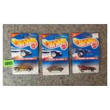 3 Hot Wheels Krackle Car Series Collectible Cars