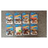 Lot of 8 Hot Wheels Vehicles from 2017
