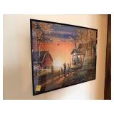 Framed Terry Redlin Puzzle