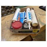 Assorted Caulks, Window Glazing, Plaster Pencil,