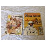 2 Postage Stamp Collector Albums