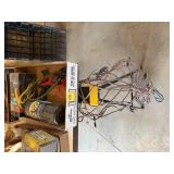 Small Saw Horse, Bungee Cords, Tie Down Net