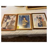 Framed Norman Rockwell Artwork (3)