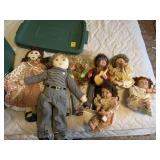 Total of Rag Dolls & Other Dolls