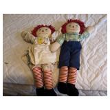 Vintage Raggety Ann & Andy Dolls