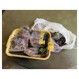 Assorted Sandpaper, Light bulbs, Brackets, Misc