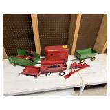 Vintage Farm Toy Trailers & Implements
