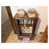 Vintage Bookcase with Books