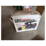 3 Way Emergency Air Compressor NIB