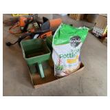 Garden Seeder, Potting Mix, Grass Seed