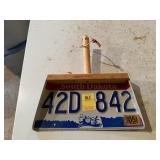 South Dakota License Plate Dust Pan
