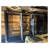 Black Metal Shelving Unit