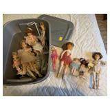 Tote of Porcelain Dolls