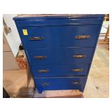 4 Drawer Blue Chest of Drawers