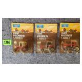 ERTL 'Farm Machinery of the World' 3 Toy Tractors