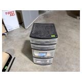 Plastic Drawer Unit w/ Tools & Misc.