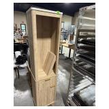 Upright Shelf Unit w/Bottom Cabinet